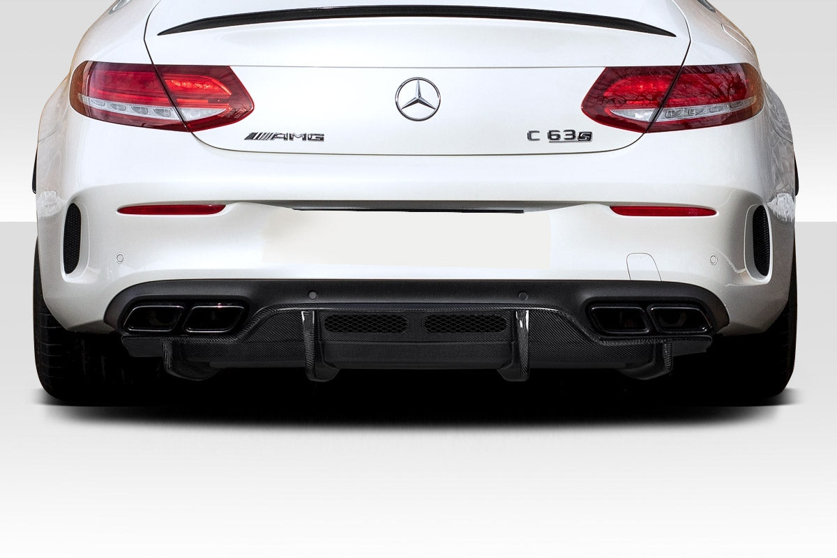 2015-2018 Mercedes Benz W205 C63 AMG Power Carbon Creations Rear Diffuser - 1 Piece (S)