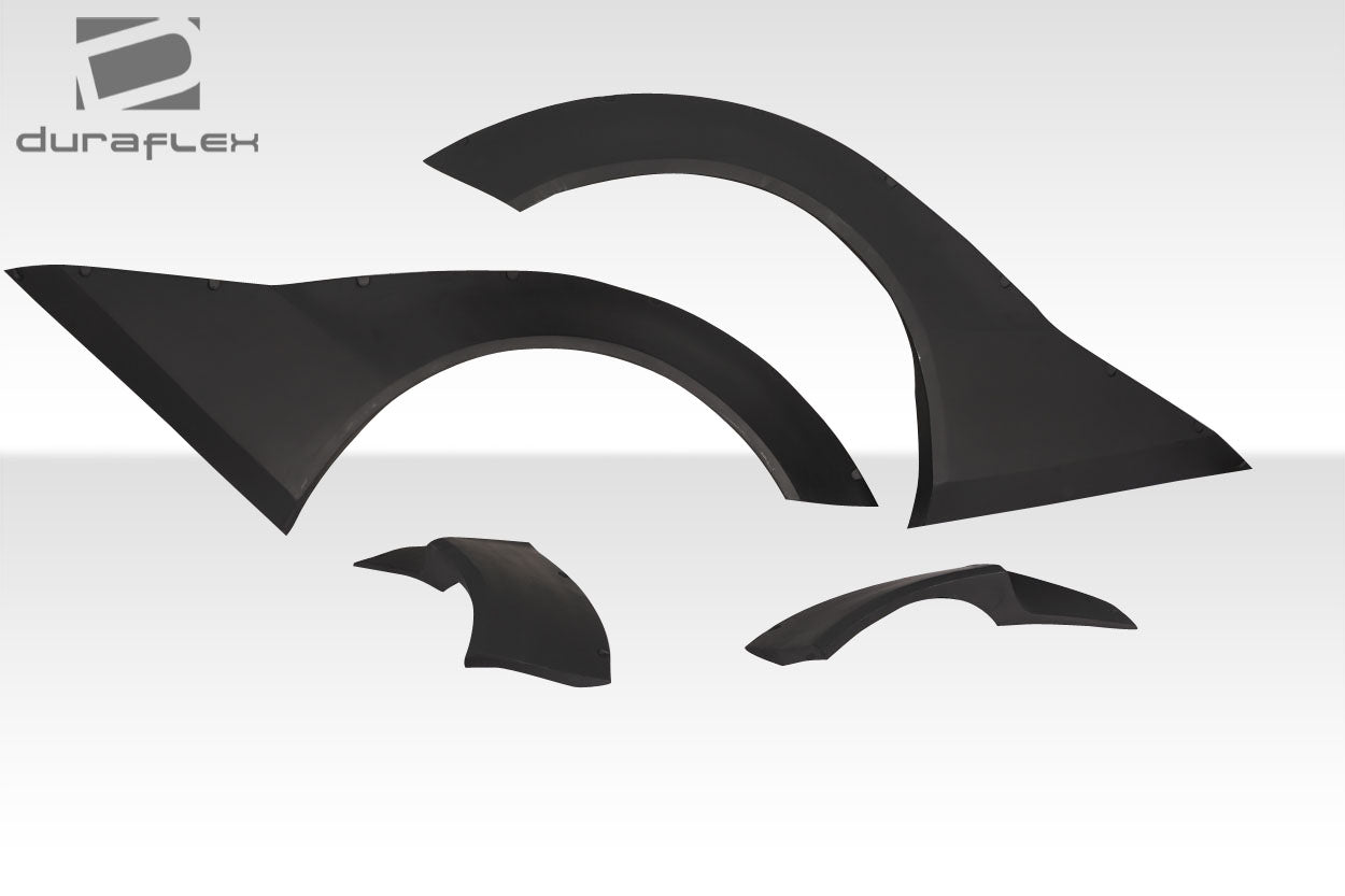 2020-2025 Chevrolet Corvette C8 Duraflex Gran Veloce Wide Body Rear Fender Flares - 4 Piece