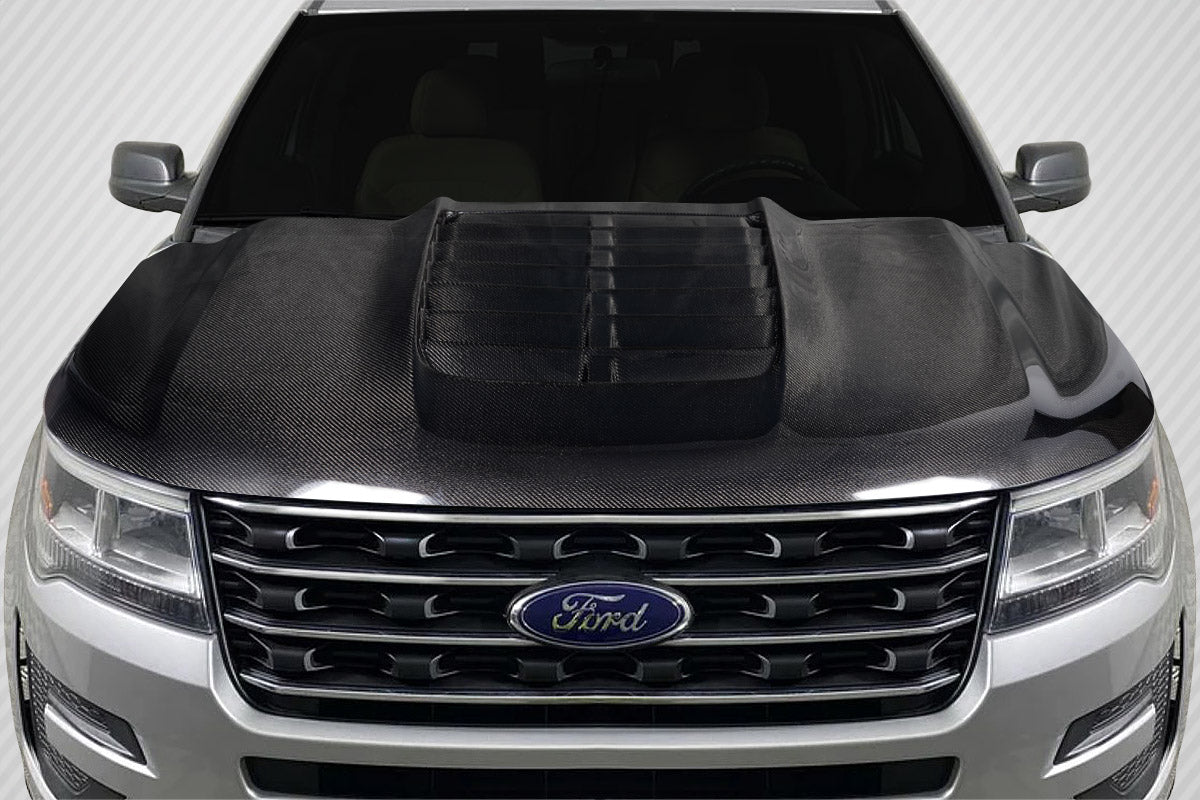 2016-2019 Ford Explorer Carbon Creations GT500 Carbon Fiber Hood