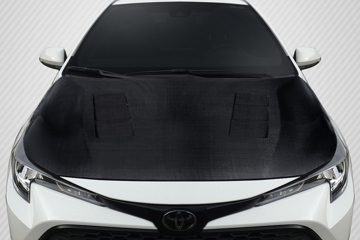 2020-2025 Toyota Corolla Hatchback / 2020-2022 Corolla Sedan Carbon Creations Velocity Hood - 1 Piece
