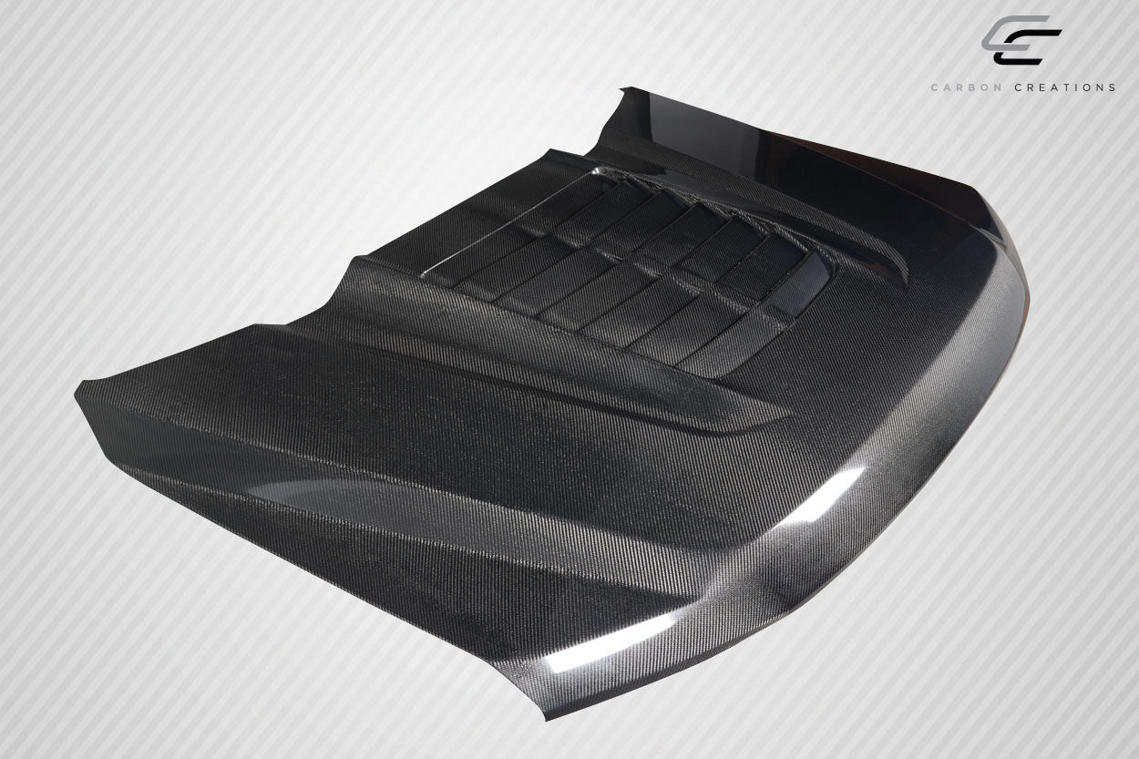 2017-2022 Ford Super Duty F250 F350 F450 Carbon Creations GT500 V2 Look Hood - 1 Piece