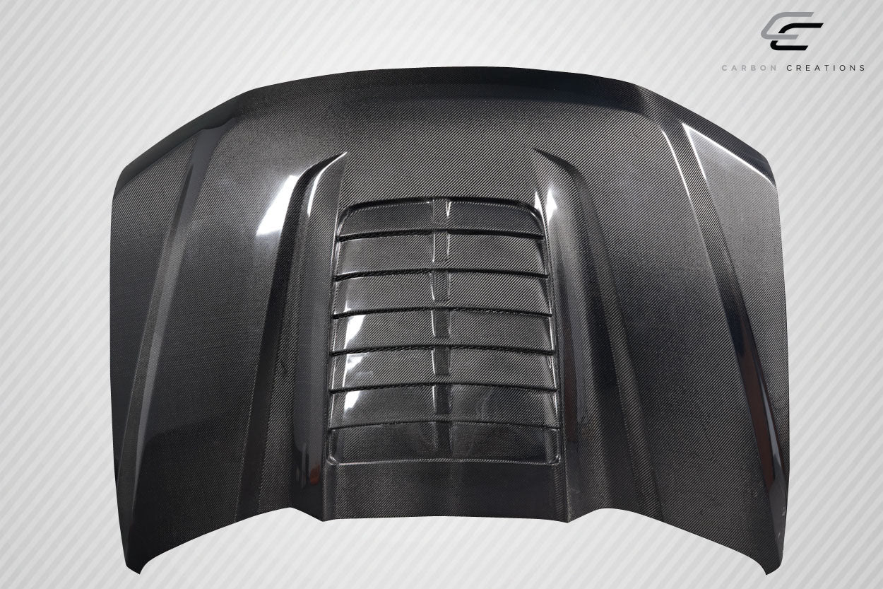 2017-2022 Ford Super Duty F250 F350 F450 Carbon Creations GT500 V2 Look Hood - 1 Piece