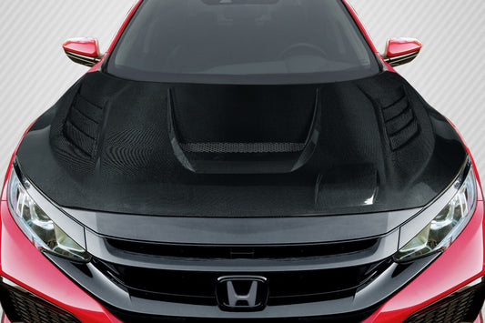2016-2021 Honda Civic Carbon Creations Time Attack Carbon Fiber Hood