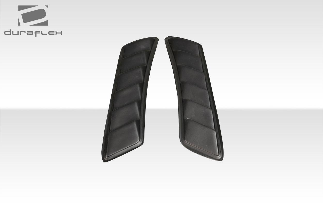 Universal Duraflex Sonic Heat Extractor Hood / Fender Air Vent Ducts - 2 Pieces