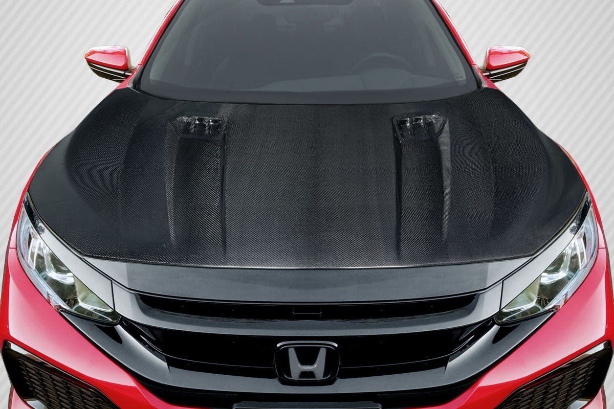 2016-2021 Honda Civic Carbon Creations Broman Carbon Fiber Hood
