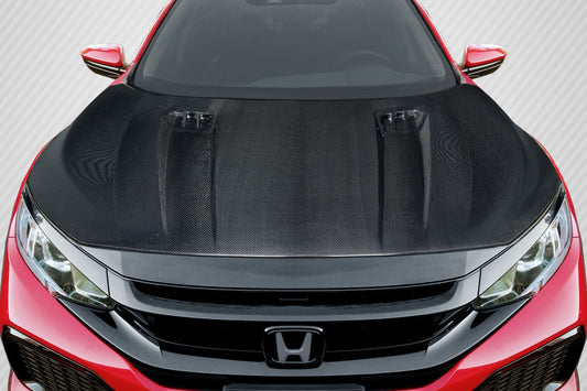 2016-2021 Honda Civic Carbon Creations Broman Carbon Fiber Hood