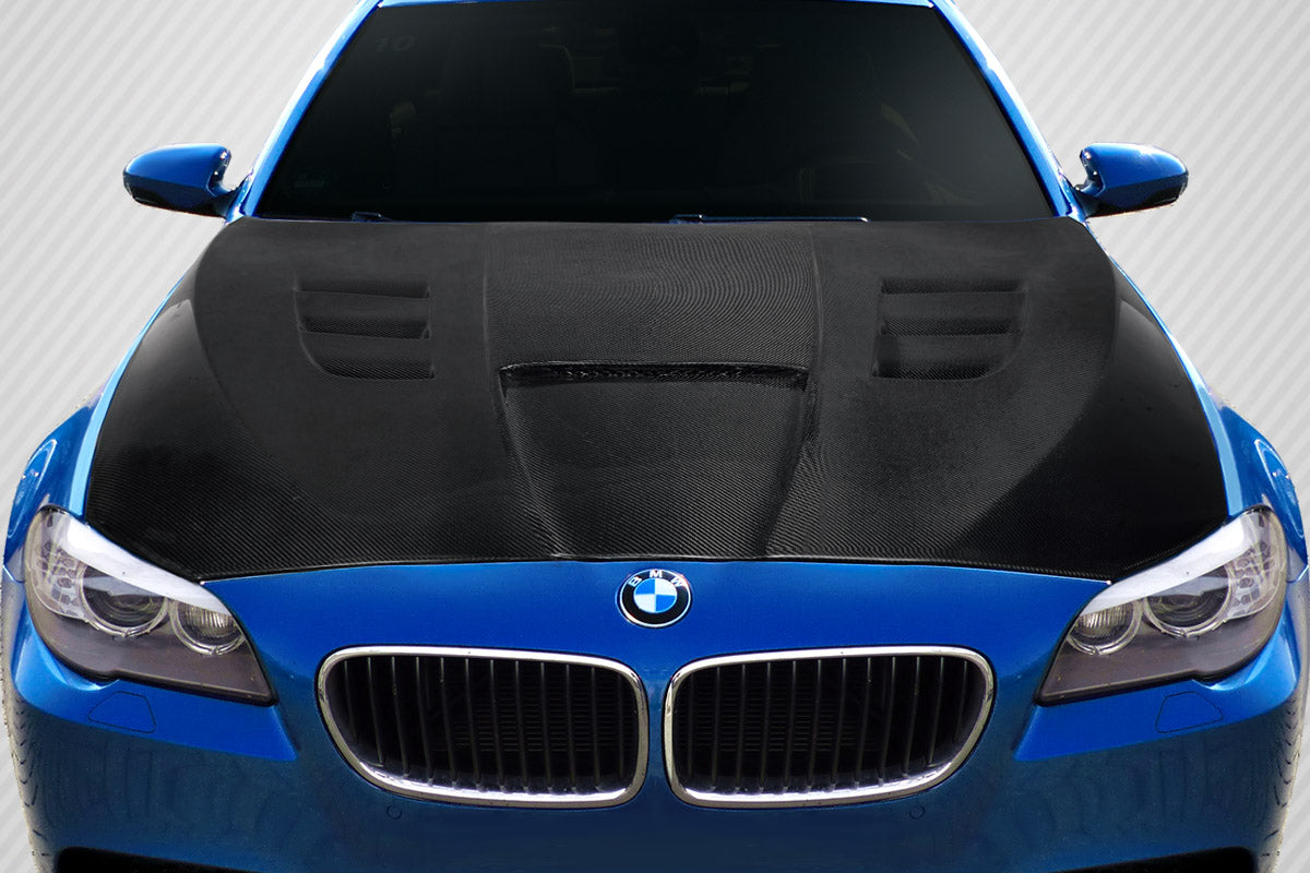 2011-2016 BMW 5 Series Carbon Creations Power Dynamics Carbon Fiber Hood