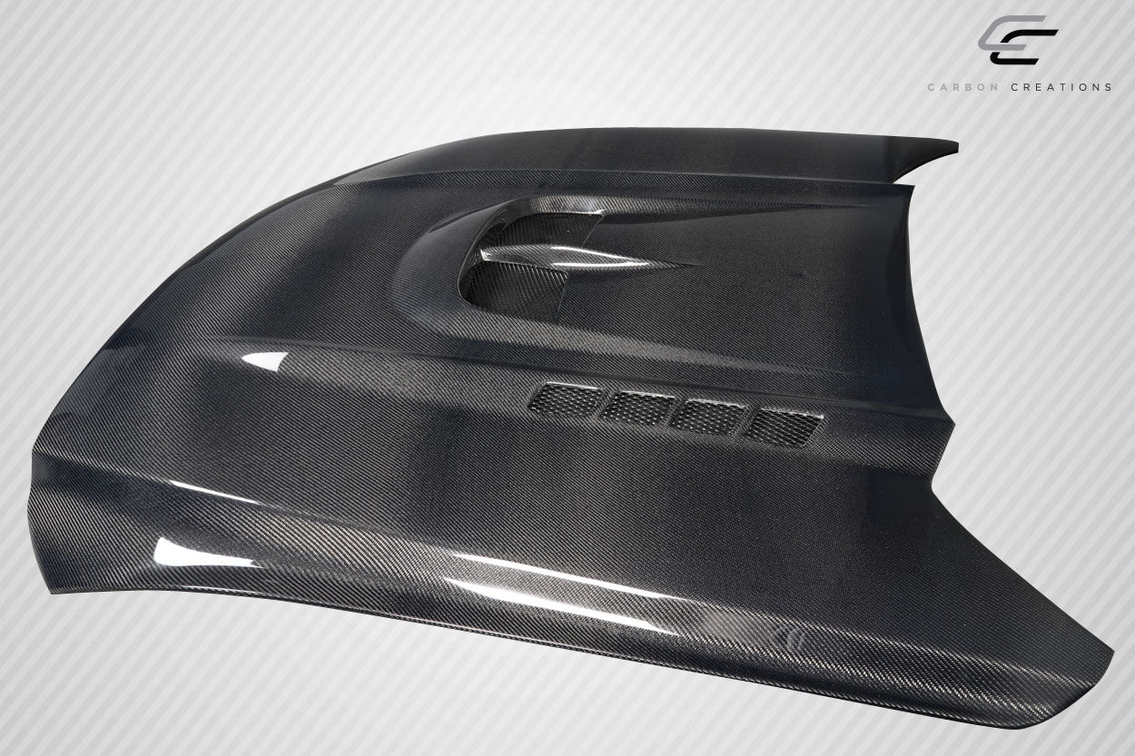 2015-2017 Ford Mustang Carbon Creations Kryptonic Hood - 1 Piece