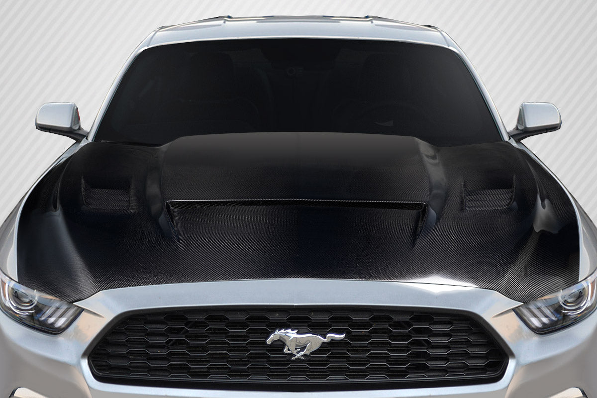 2015-2017 Ford Mustang Carbon Creations R Spec Carbon Fiber Hood