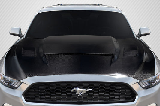 2015-2017 Ford Mustang Carbon Creations R Spec Carbon Fiber Hood