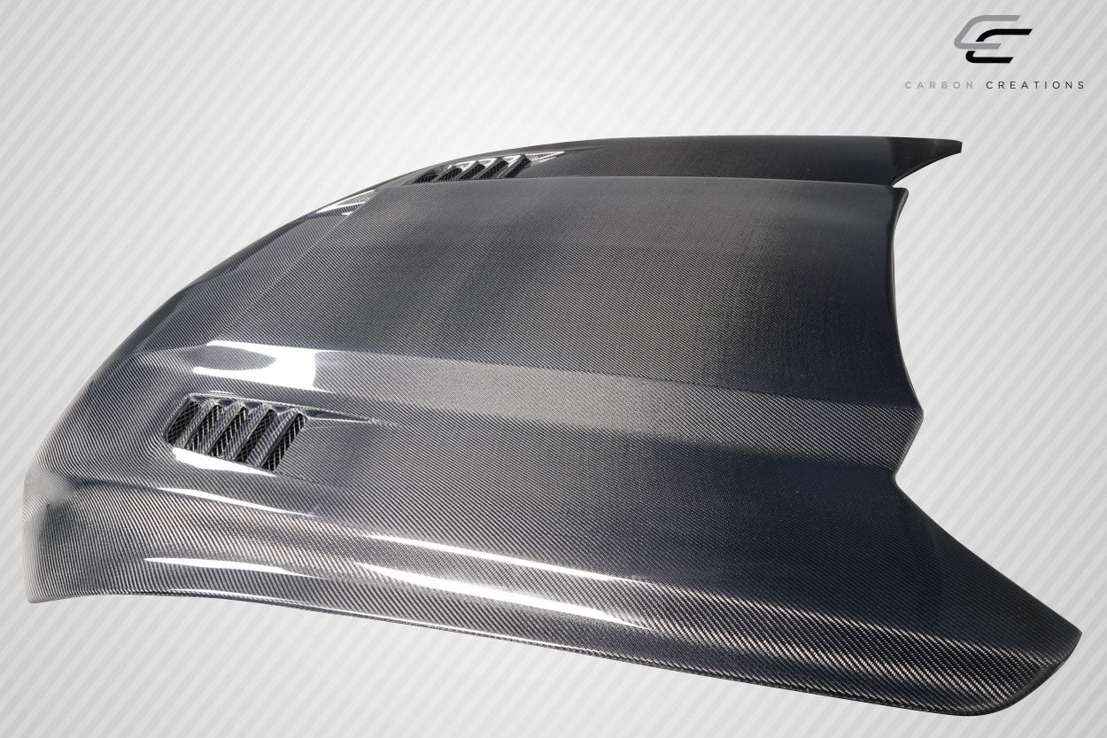 2015-2017 Ford Mustang Carbon Creations R Spec Hood - 1 Piece