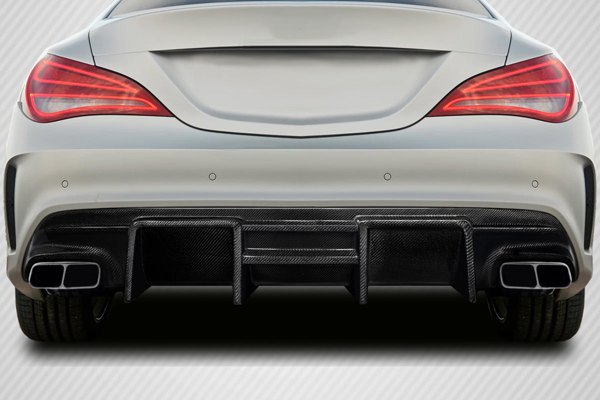 2014-2016 Mercedes CLA Carbon Creations Zex Carbon Fiber Rear Lip