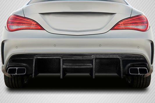 2014-2016 Mercedes CLA Carbon Creations Zex Carbon Fiber Rear Lip