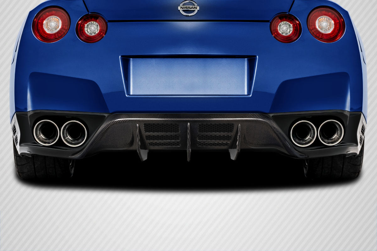2009-2011 Nissan GT-R R35 Carbon Creations Malve Rear Diffuser - 1 Piece (S)