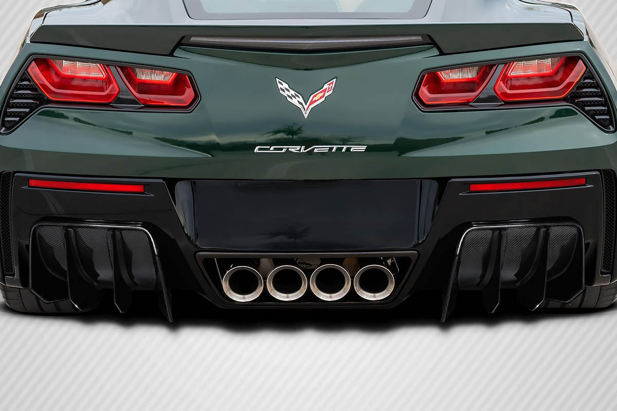 2014-2019 Chevrolet Corvette Carbon Creations GTR Carbon Fiber Rear Lip