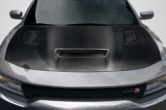 2015-2023 Dodge Charger Carbon Creations Hellcat Redeye Look Carbon Fiber Hood
