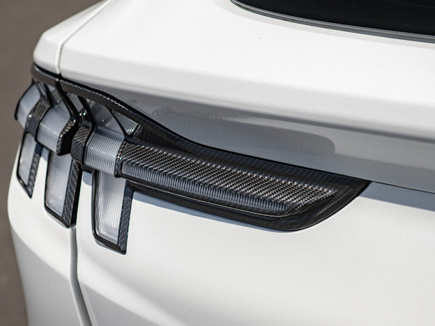 2021-UP MUSTANG MACH-E | CARBON FIBER REAR TAIL LIGHT BEZEL COVER