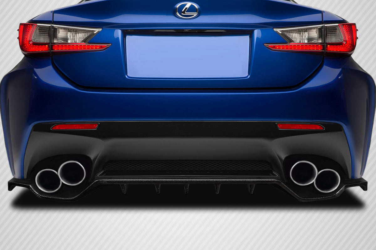 2015-2021 Lexus RC-F Carbon Creations Nexos Carbon Fiber Rear Lip