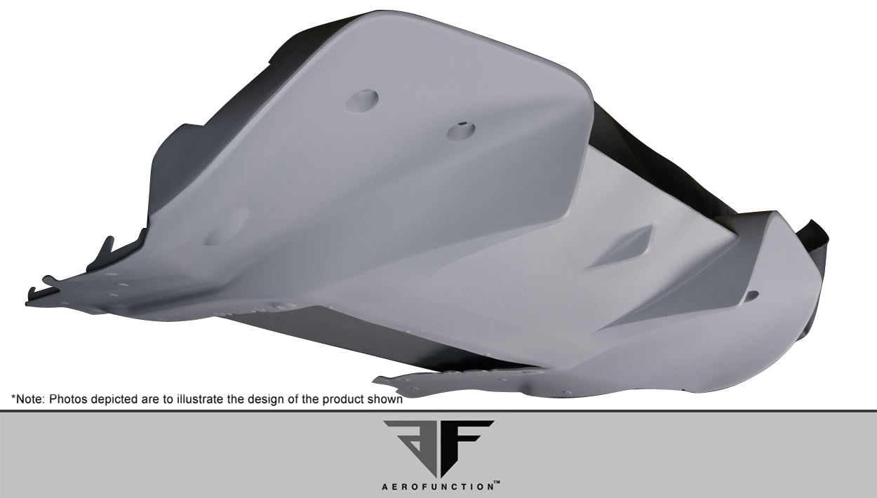 2012-2014 McLaren MP4-12C AF-1 Rear Diffuser (GFK) - 1 Piece