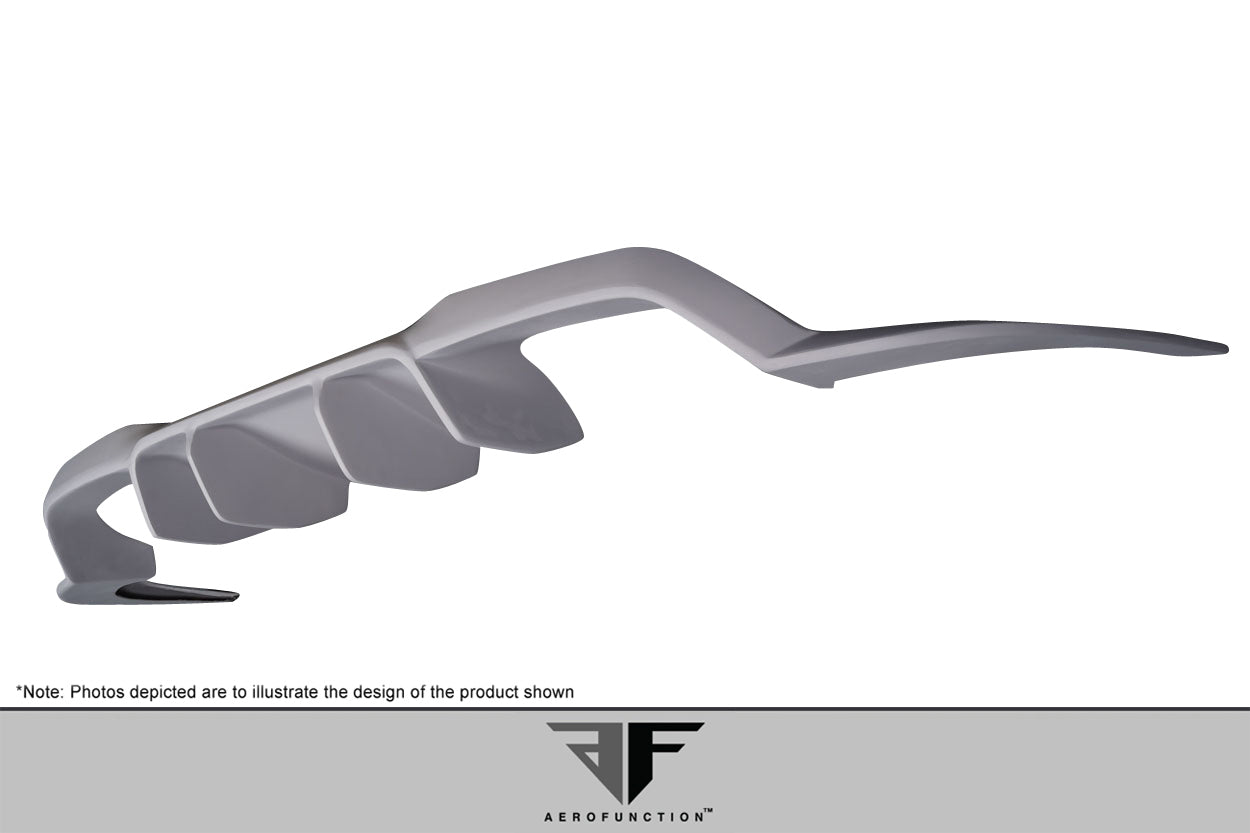 2016-2021 BMW M2 F87 AF-1 Rear Diffuser (GFK) - 1 Piece