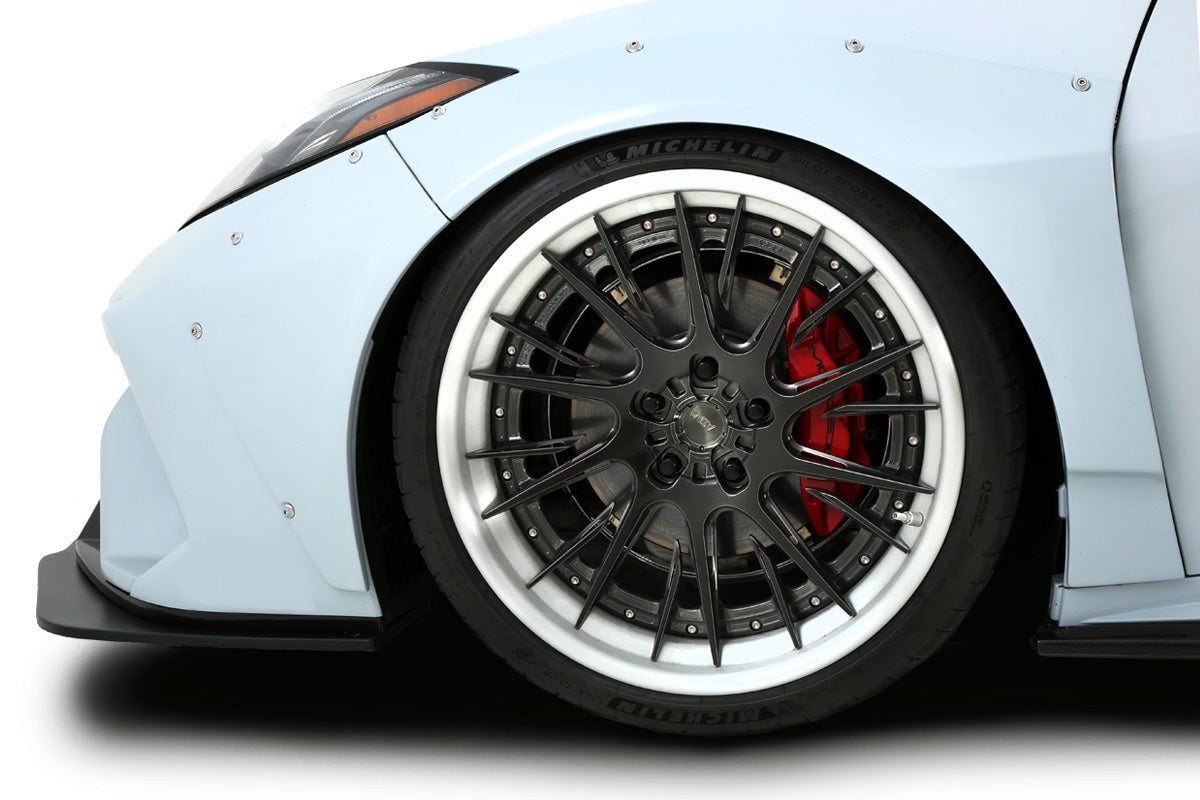 2020-2025 Chevrolet Corvette C8 Duraflex Gran Veloce Wide Body Front Fender Flares - 4 Piece ( for use with 116591 )