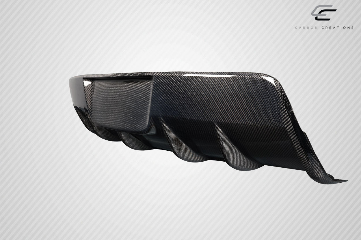 2004-2009 Mazda 3 Carbon Creations Corkscrew Carbon Fiber Rear Lip