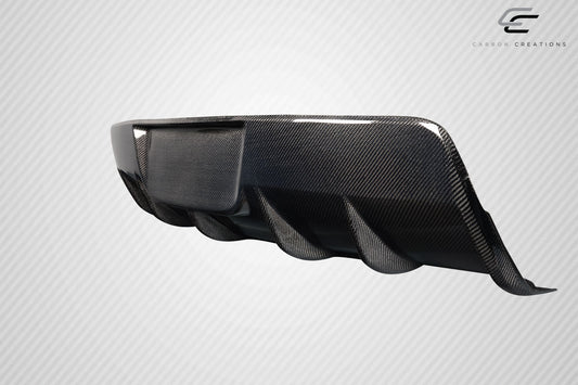 2004-2009 Mazda 3 Carbon Creations Corkscrew Carbon Fiber Rear Lip