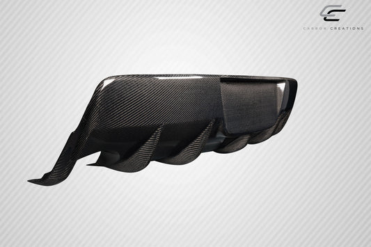 2004-2009 Mazda 3 Carbon Creations Corkscrew Carbon Fiber Rear Lip