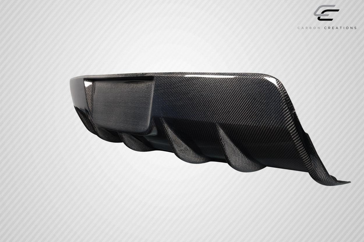 2004-2009 Mazda 3 Carbon Creations Corkscrew Carbon Fiber Rear Lip