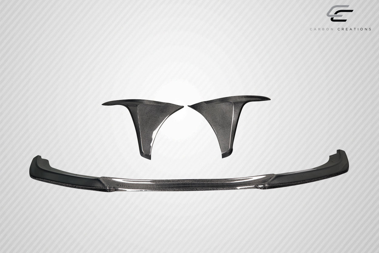 2016-2018 Honda Civic 2DR 4DR Carbon Creations Yoka Front Lip Spoiler Air Dam - 3 Pieces