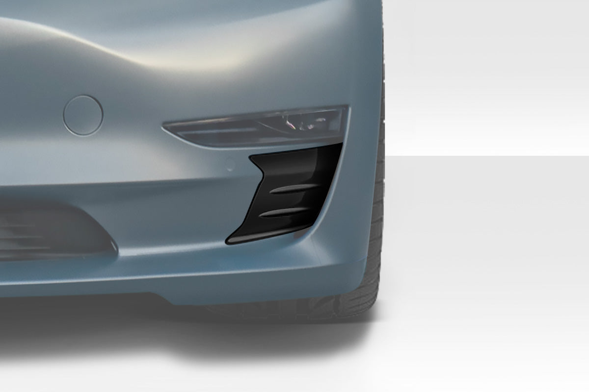 2017-2023 Tesla Model 3 Duraflex Vortex Front Bumper Vent Trim - 2 Pieces (S)