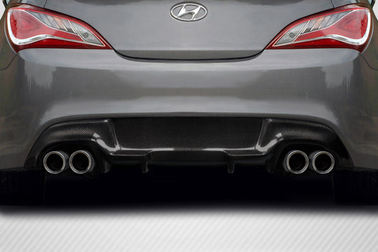 2010-2016 Hyundai Genesis Carbon Creations Twins Carbon Fiber Rear Lip
