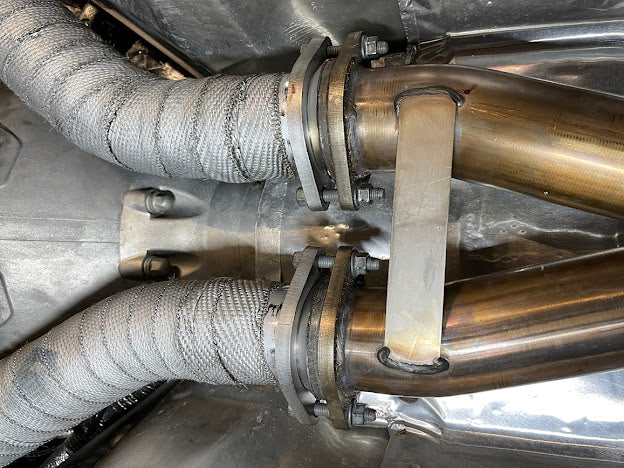 2014-2019 Chevrolet Corvette C7 - 3" Stainless Racing Exhaust Pipe to OEM Manifold