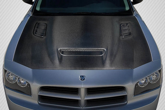 2006-2010 Dodge Charger Carbon Creations Hellcat Redeye Look Carbon Fiber Hood