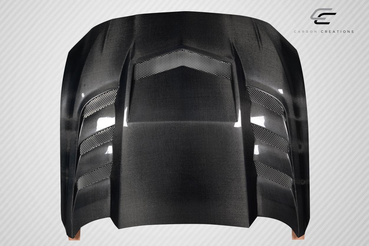 2018-2023 Ford Mustang Carbon Creations Interceptor Carbon Fiber Hood
