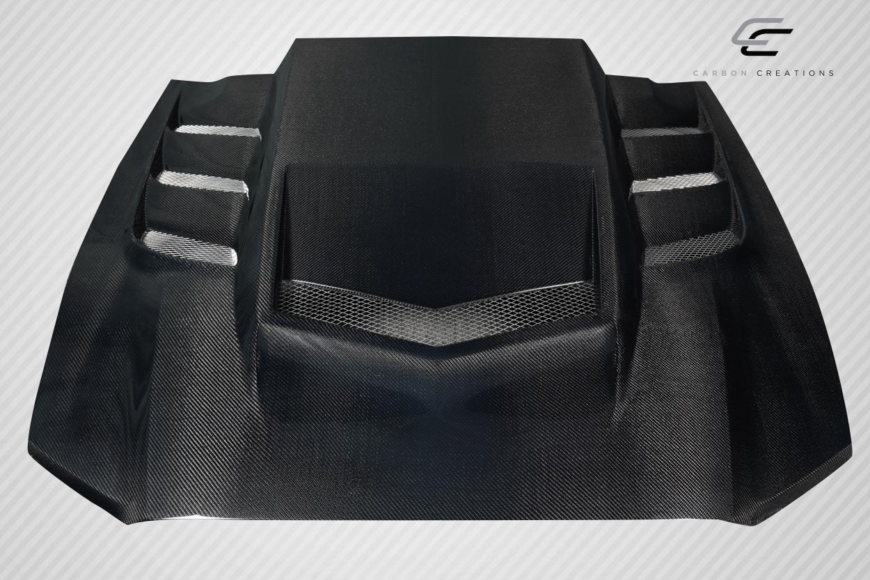 2013-2014 Ford Mustang Carbon Creations Interceptor Carbon Fiber Hood