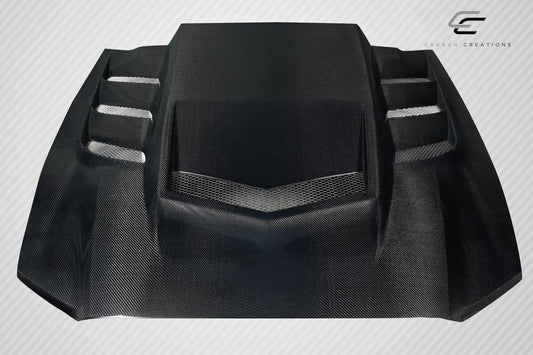 2013-2014 Ford Mustang Carbon Creations Interceptor Carbon Fiber Hood
