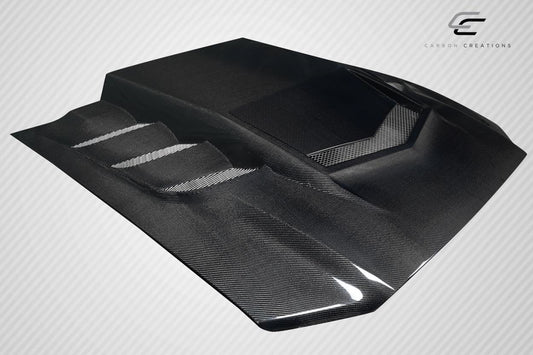 2013-2014 Ford Mustang Carbon Creations Interceptor Carbon Fiber Hood
