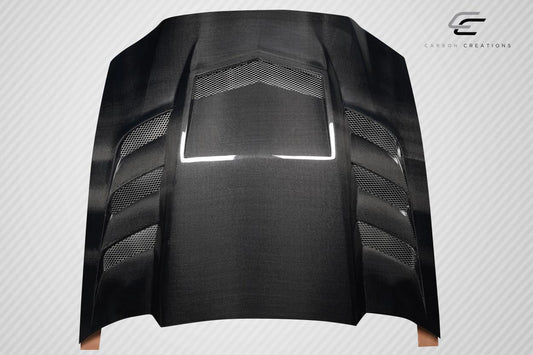 2013-2014 Ford Mustang Carbon Creations Interceptor Carbon Fiber Hood