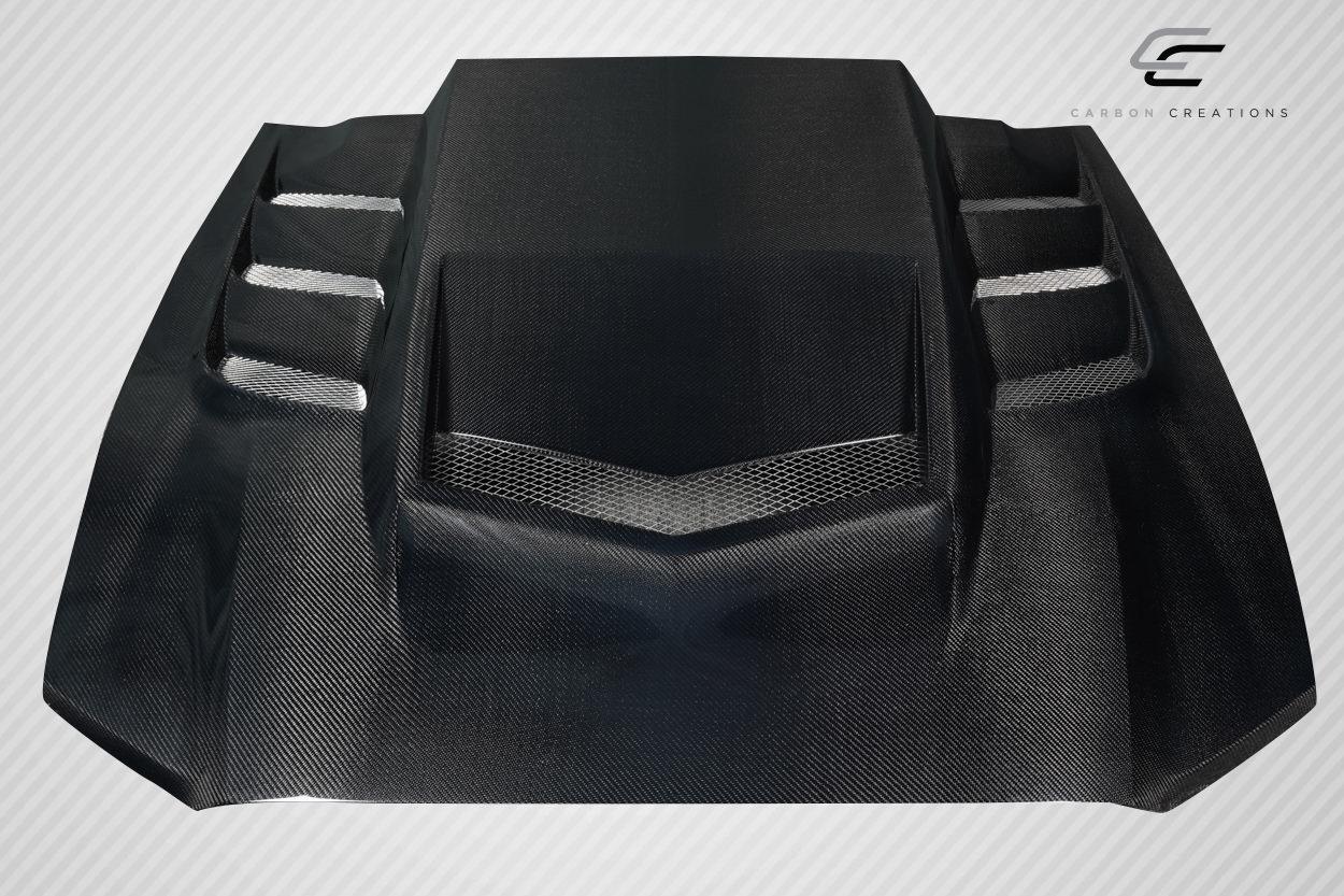 2013-2014 Ford Mustang Carbon Creations Interceptor Carbon Fiber Hood
