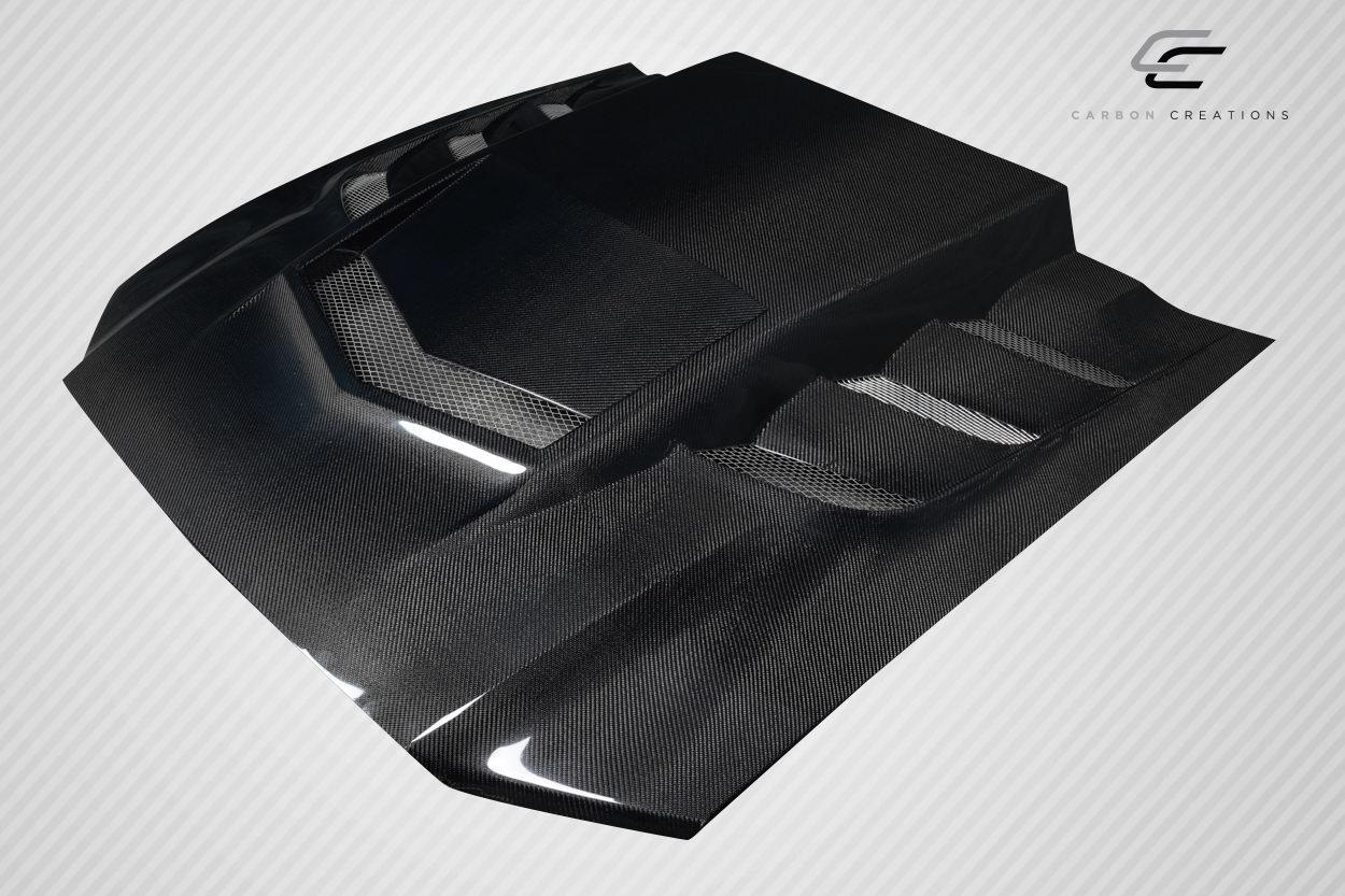 2013-2014 Ford Mustang Carbon Creations Interceptor Carbon Fiber Hood