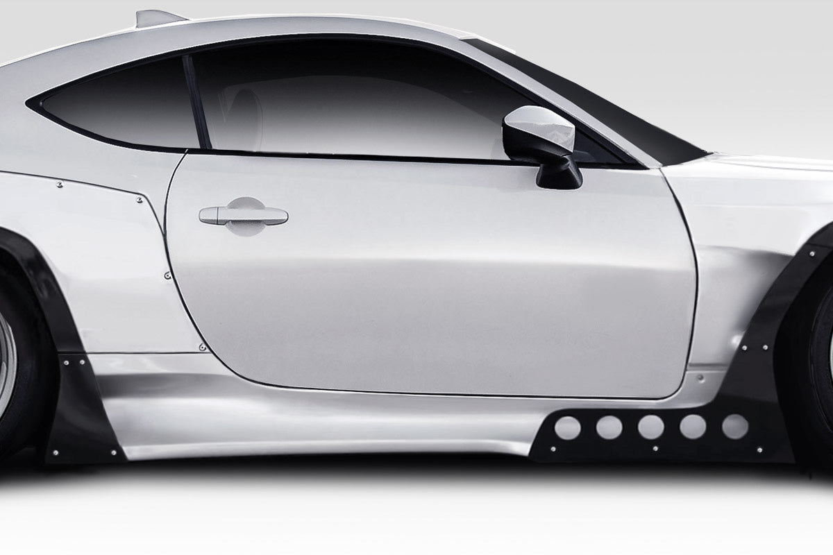 2022-2025 Toyota GR86 Subaru BRZ Duraflex Taka Side Skirt Rocker Panels - 6 Pieces (S)