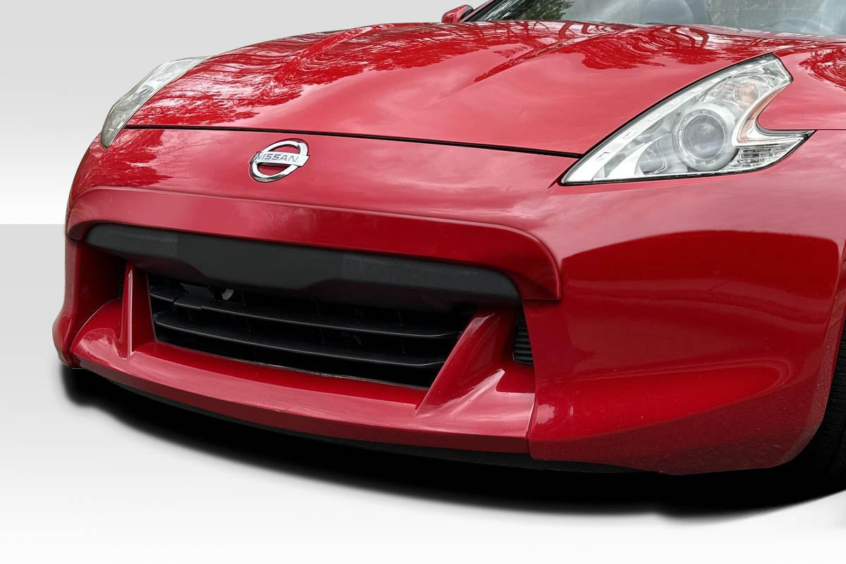 2009-2012 Nissan 370Z Z34 Duraflex Nismo Look Front Bumper Lip Spoiler Nose Finisher - 1 Piece (S)