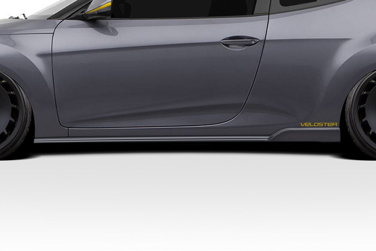2012-2017 Hyundai Veloster Duraflex Bailer Side Skirt Rocker Panel Splitters - 2 Pieces (S)