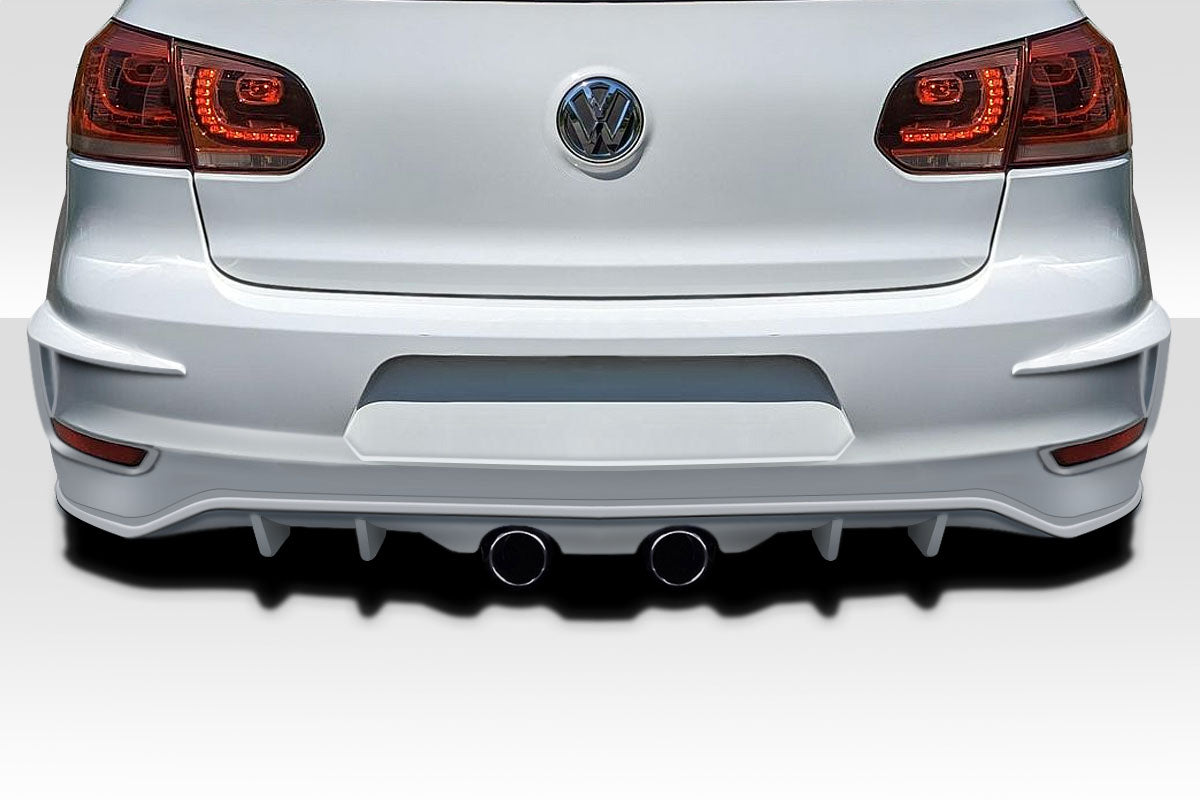 2010-2014 Volkswagen Golf GTI Duraflex R400 Look Rear Bumper Cover - 1 Piece (S)