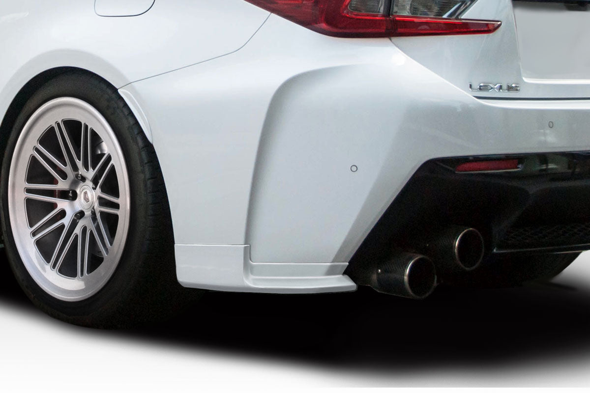 2015-2019 Lexus RC-F Duraflex Alpha Rear Lip Add On Spoilers - 2 Pieces (S)