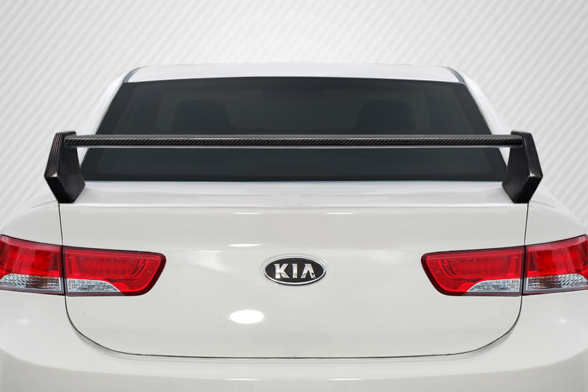 2010-2013 Kia Forte Carbon Creations Soya Rear Wing Spoiler - 3 Pieces (S)