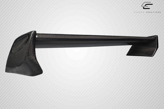 2010-2013 Kia Forte Carbon Creations Soya Rear Wing Spoiler - 3 Pieces