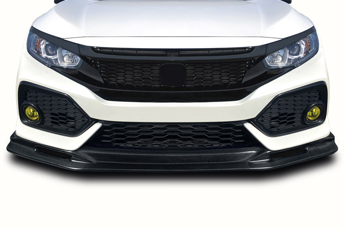 2017-2021 Honda Civic Si / HB Carbon Creations Parvin Front Lip Spoiler Air Dam - 1 Piece