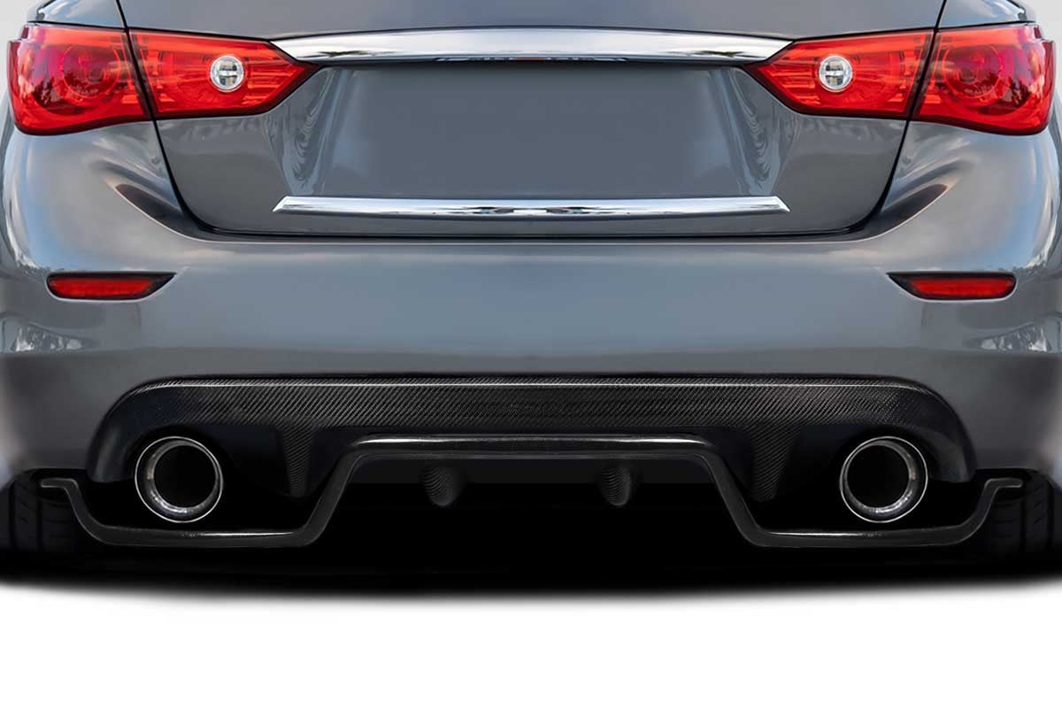 ***Discontinued***2014-2023 Infiniti Q50 Carbon Creations Mystic Rear Diffuser - 2 Pieces (s)